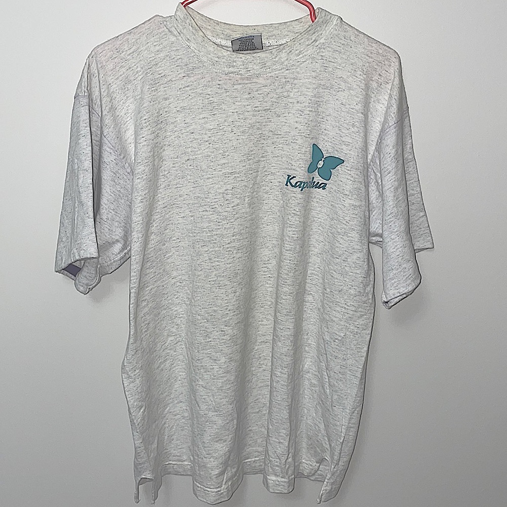 Vintage 90s Kapalua Hawaii Butterfly Short Sleeve Shitt
